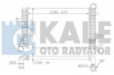 KALE OTO RADYATOR 342500 -  Интеркулер